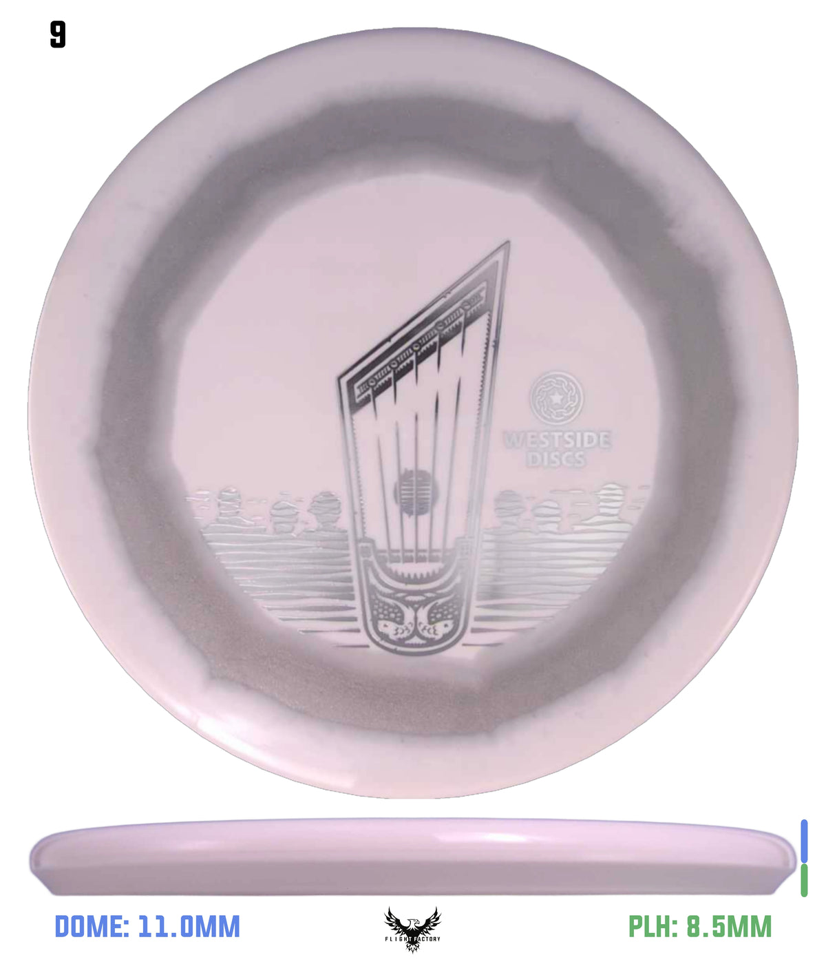 Westside Discs Tournament Ring Harp