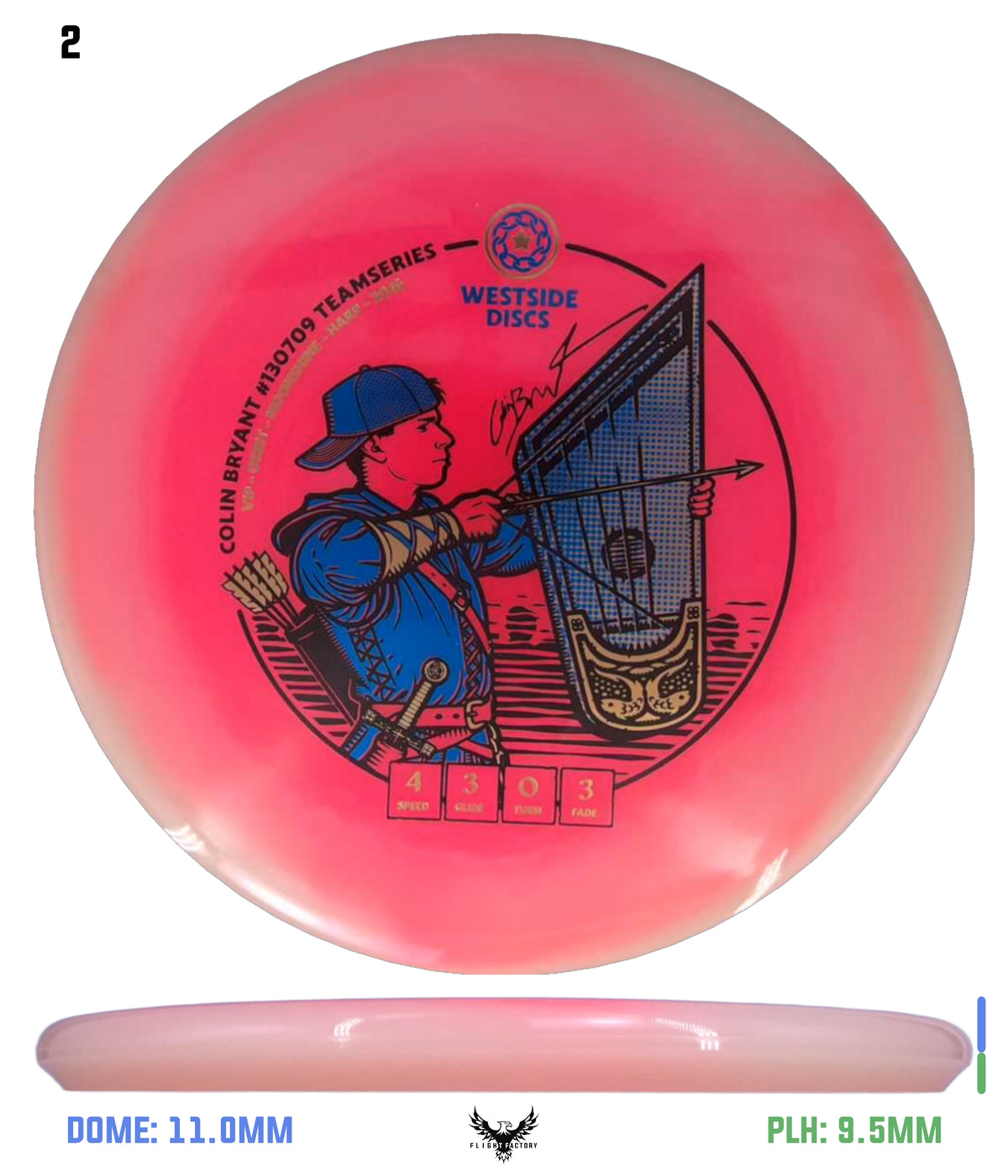 Westside Discs VIP Moonshine Orbit Harp - Colin Bryant 2026 Team Series