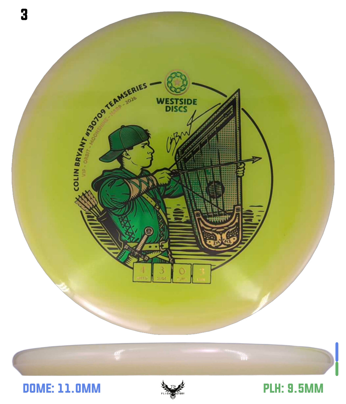 Westside Discs VIP Moonshine Orbit Harp - Colin Bryant 2026 Team Series
