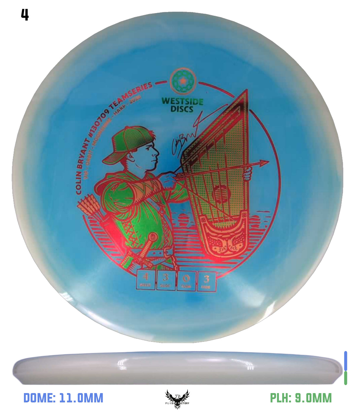 Westside Discs VIP Moonshine Orbit Harp - Colin Bryant 2026 Team Series