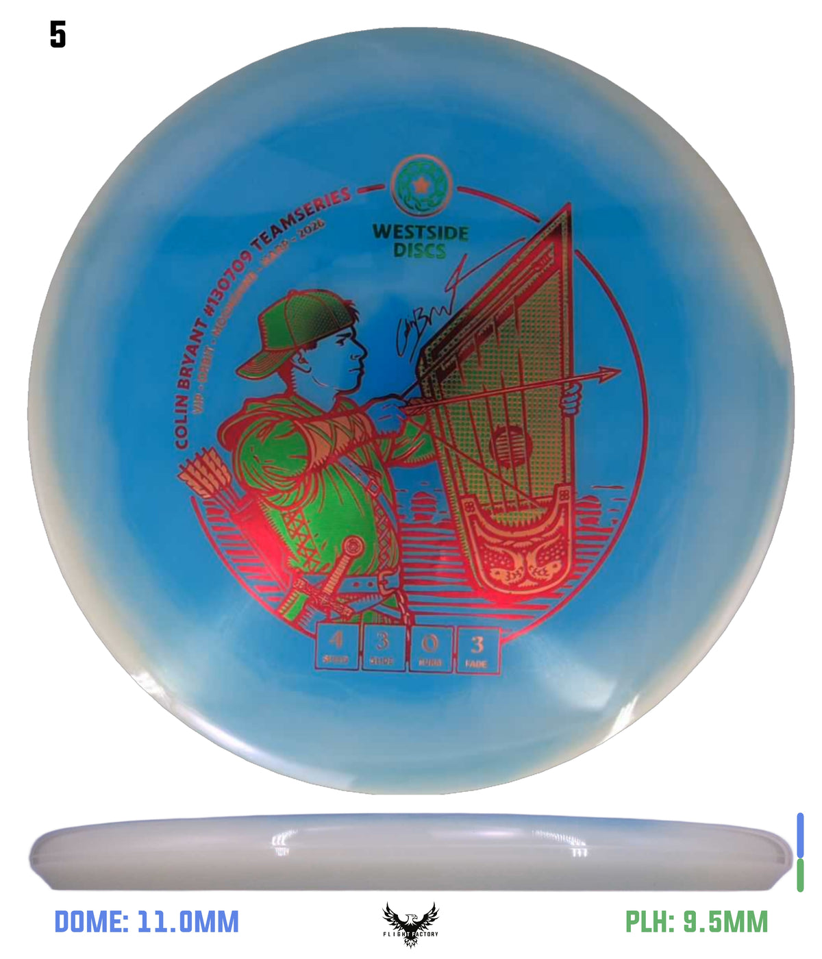 Westside Discs VIP Moonshine Orbit Harp - Colin Bryant 2026 Team Series
