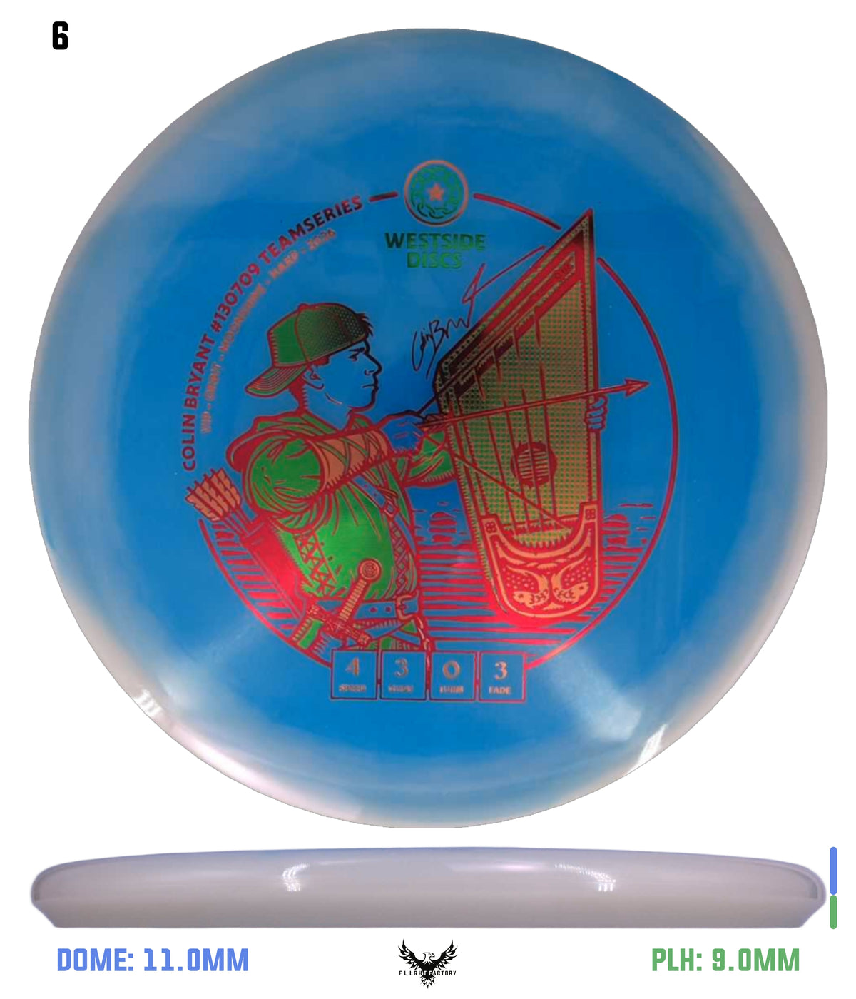 Westside Discs VIP Moonshine Orbit Harp - Colin Bryant 2026 Team Series
