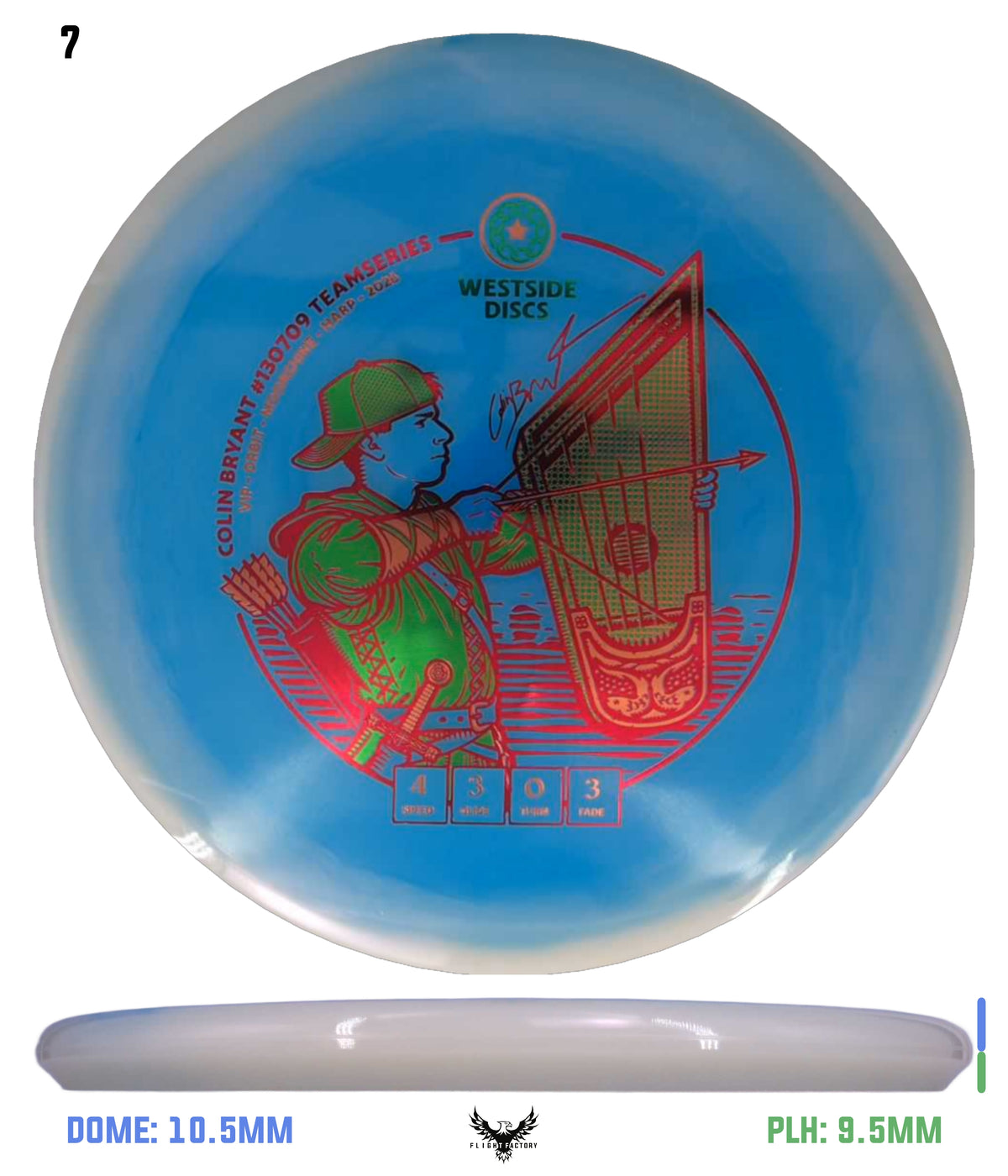 Westside Discs VIP Moonshine Orbit Harp - Colin Bryant 2026 Team Series