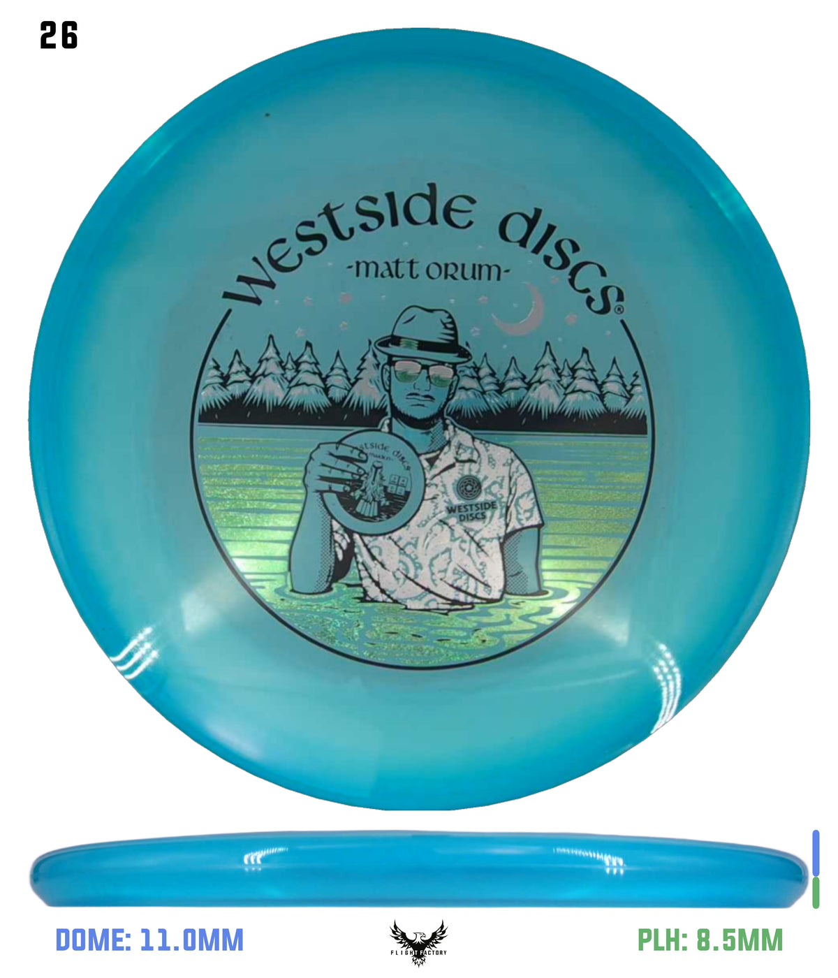 Westside Discs VIP-X Moonshine Ring Maiden - Matt Orum Team Series 2026
