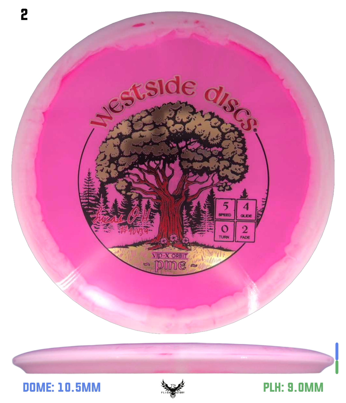 Westside Discs VIP-X Orbit Pine - Lucas Oberholtzer Hess 2026 Team Series