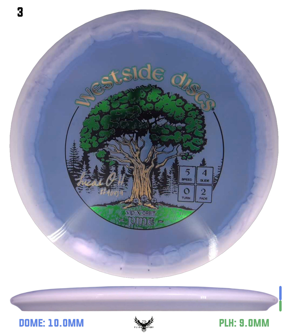 Westside Discs VIP-X Orbit Pine - Lucas Oberholtzer Hess 2026 Team Series