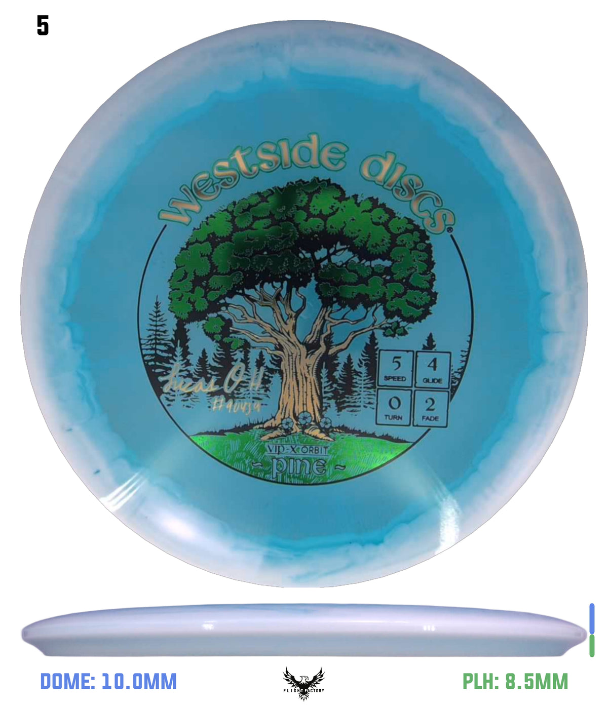 Westside Discs VIP-X Orbit Pine - Lucas Oberholtzer Hess 2026 Team Series