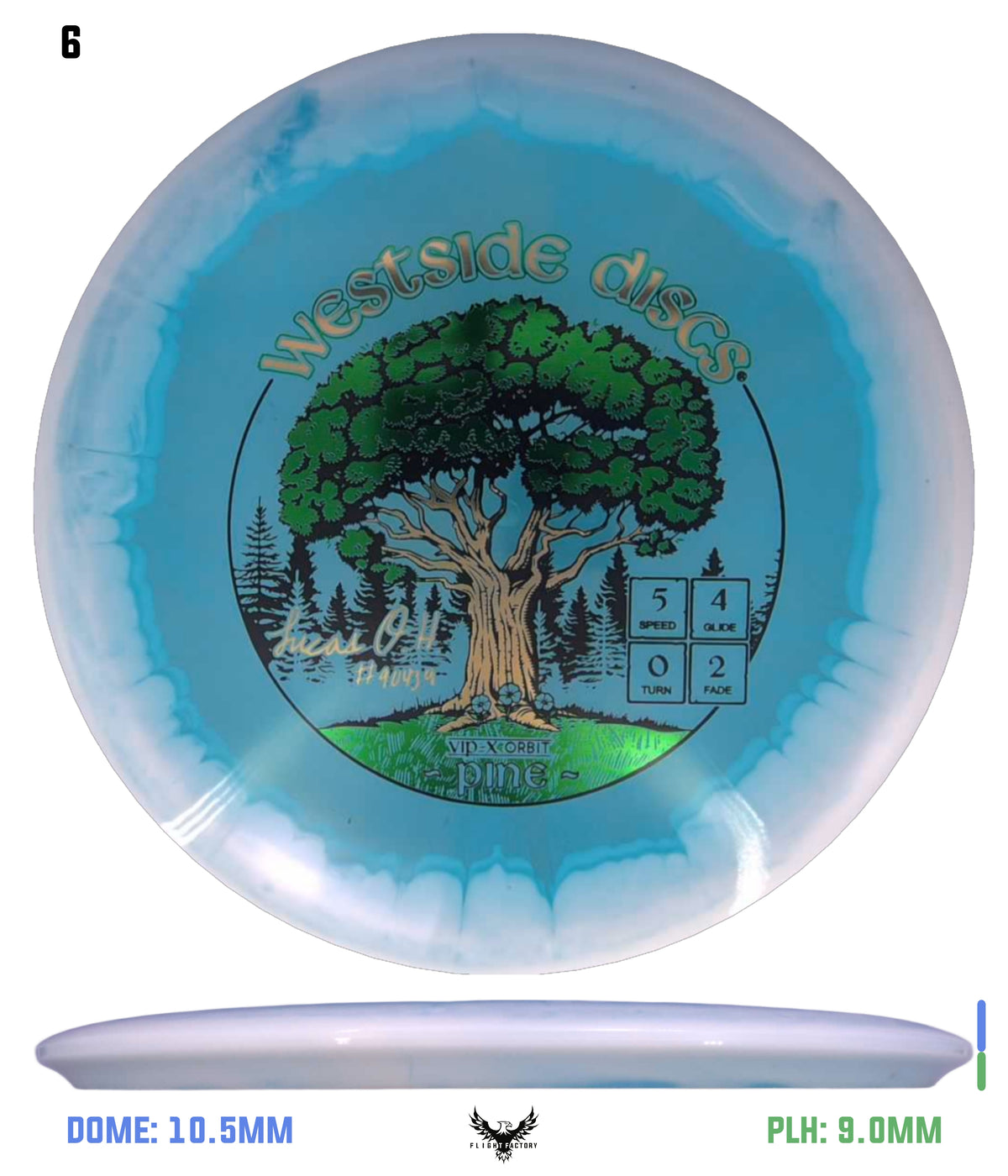 Westside Discs VIP-X Orbit Pine - Lucas Oberholtzer Hess 2026 Team Series