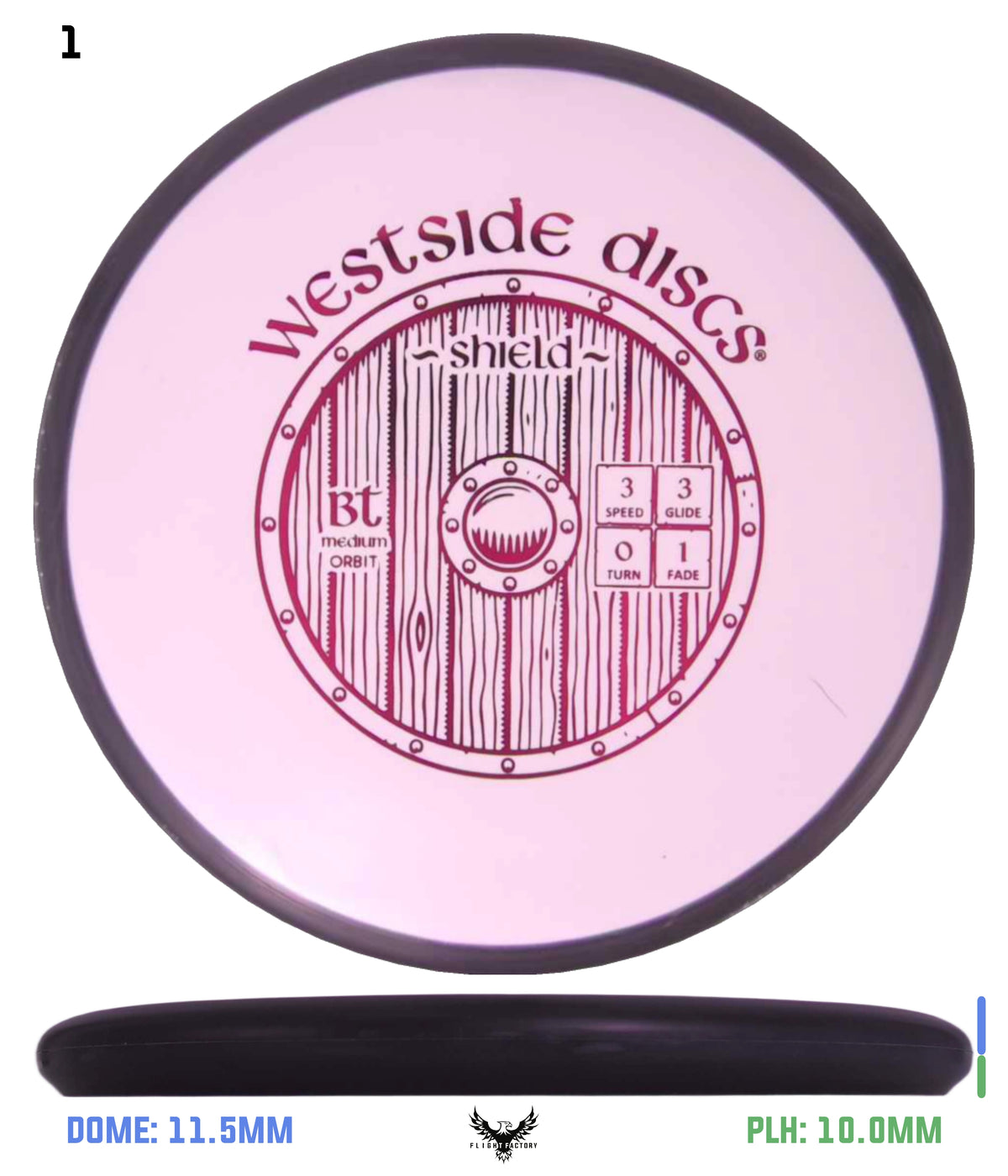 Westside Discs BT Medium Orbit Shield