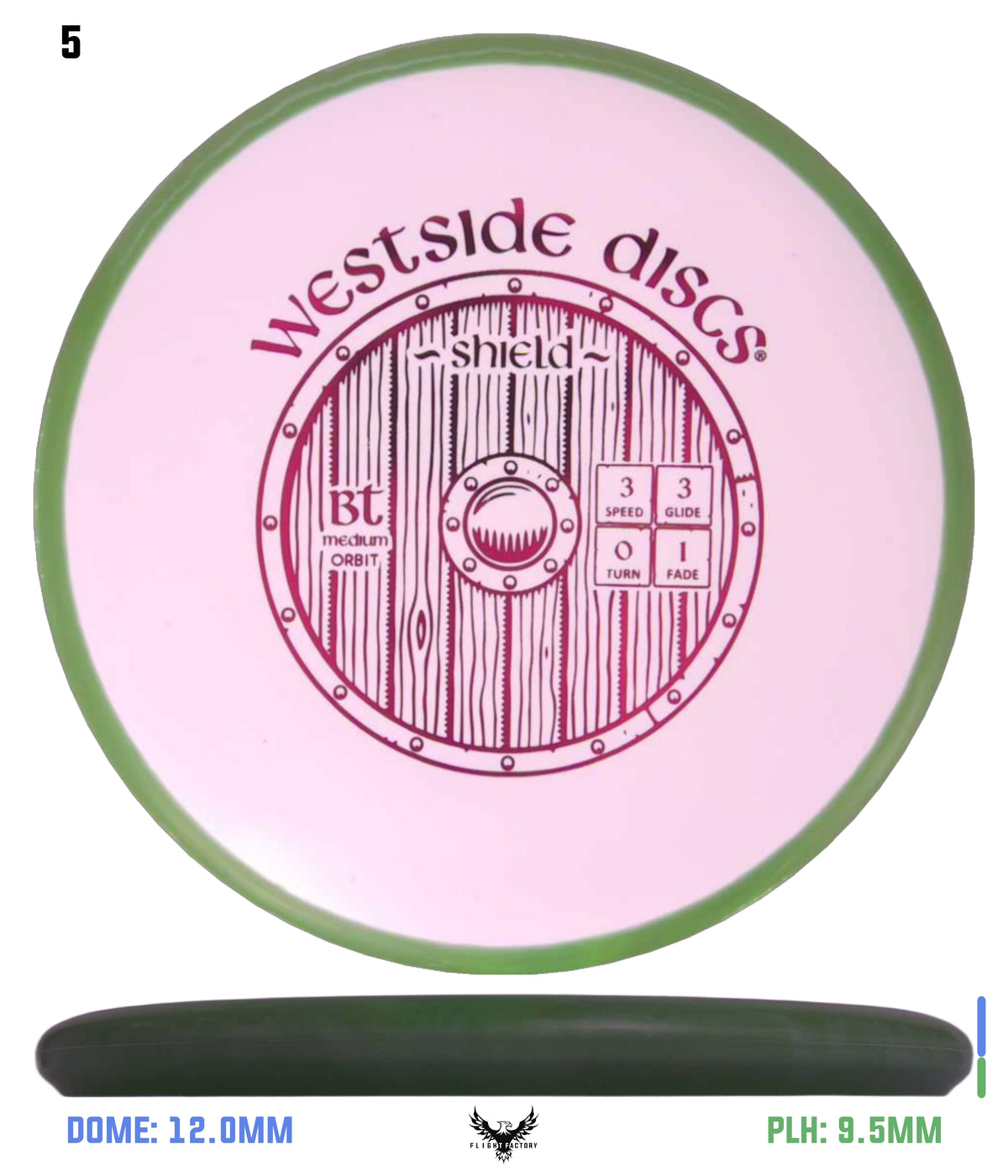 Westside Discs BT Medium Orbit Shield
