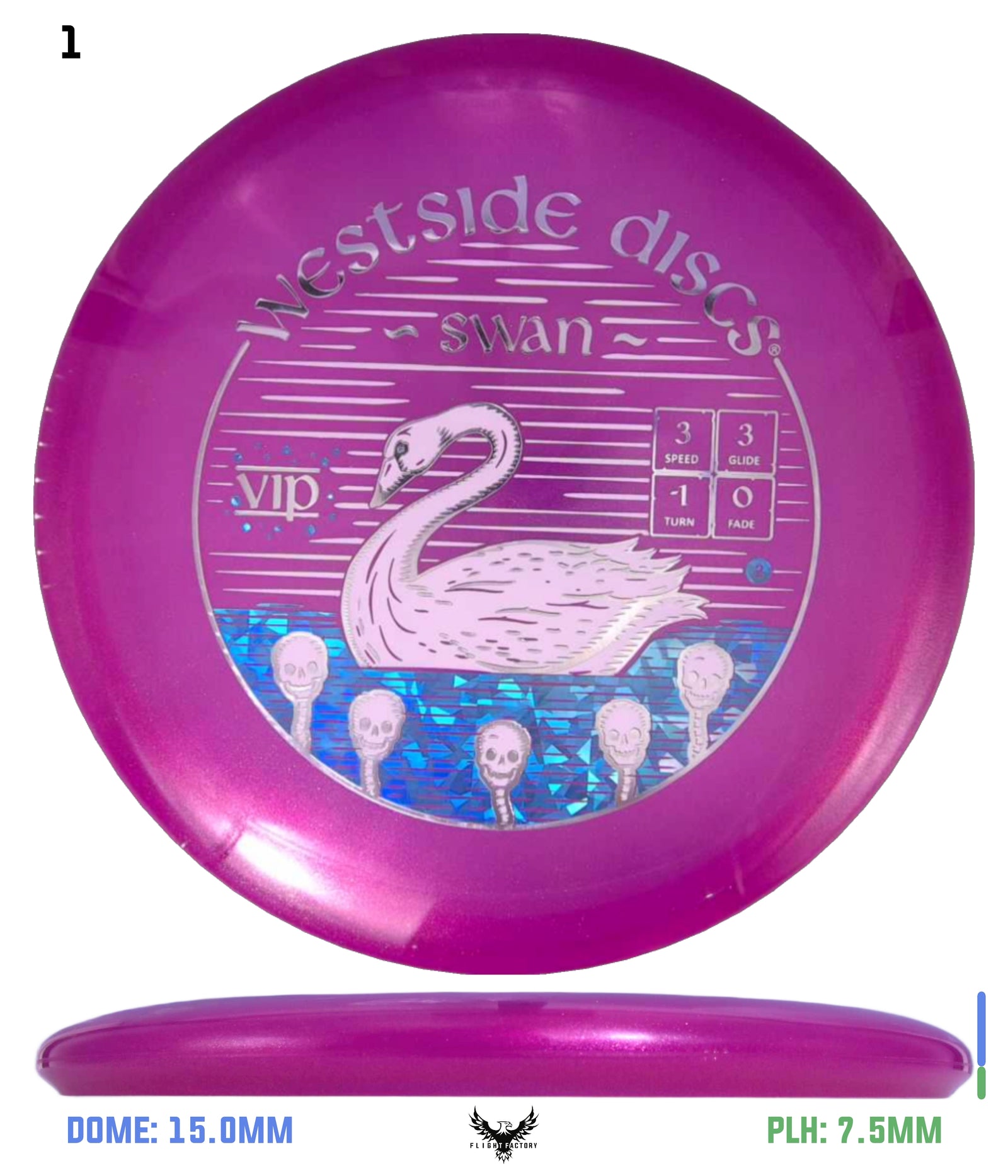 Westside Discs VIP Glimmer Swan 2 - Triple Foil