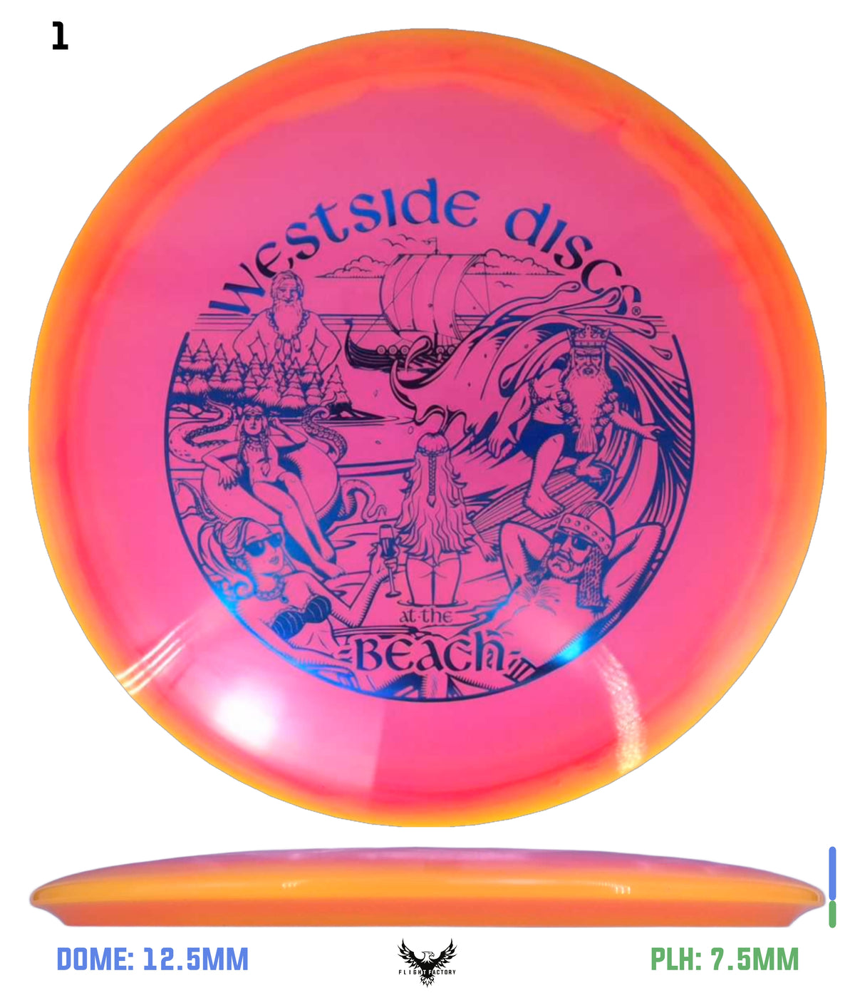 Westside Discs VIP-X Orbit Warship - Westside at the Beach