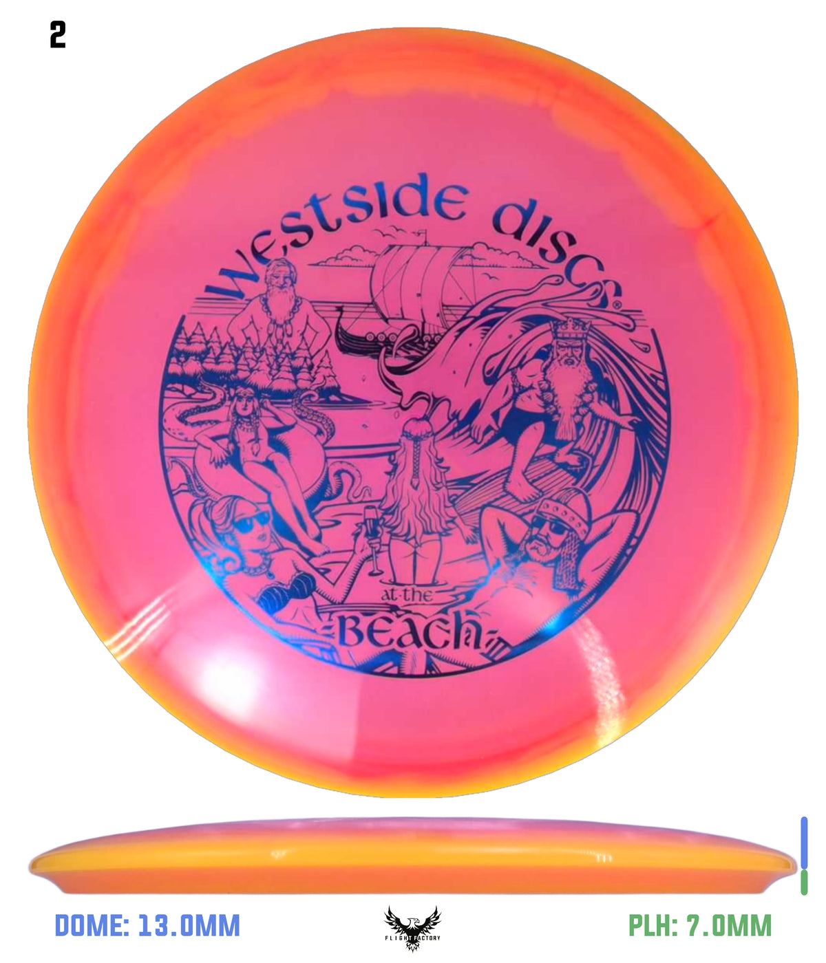 Westside Discs VIP-X Orbit Warship - Westside at the Beach