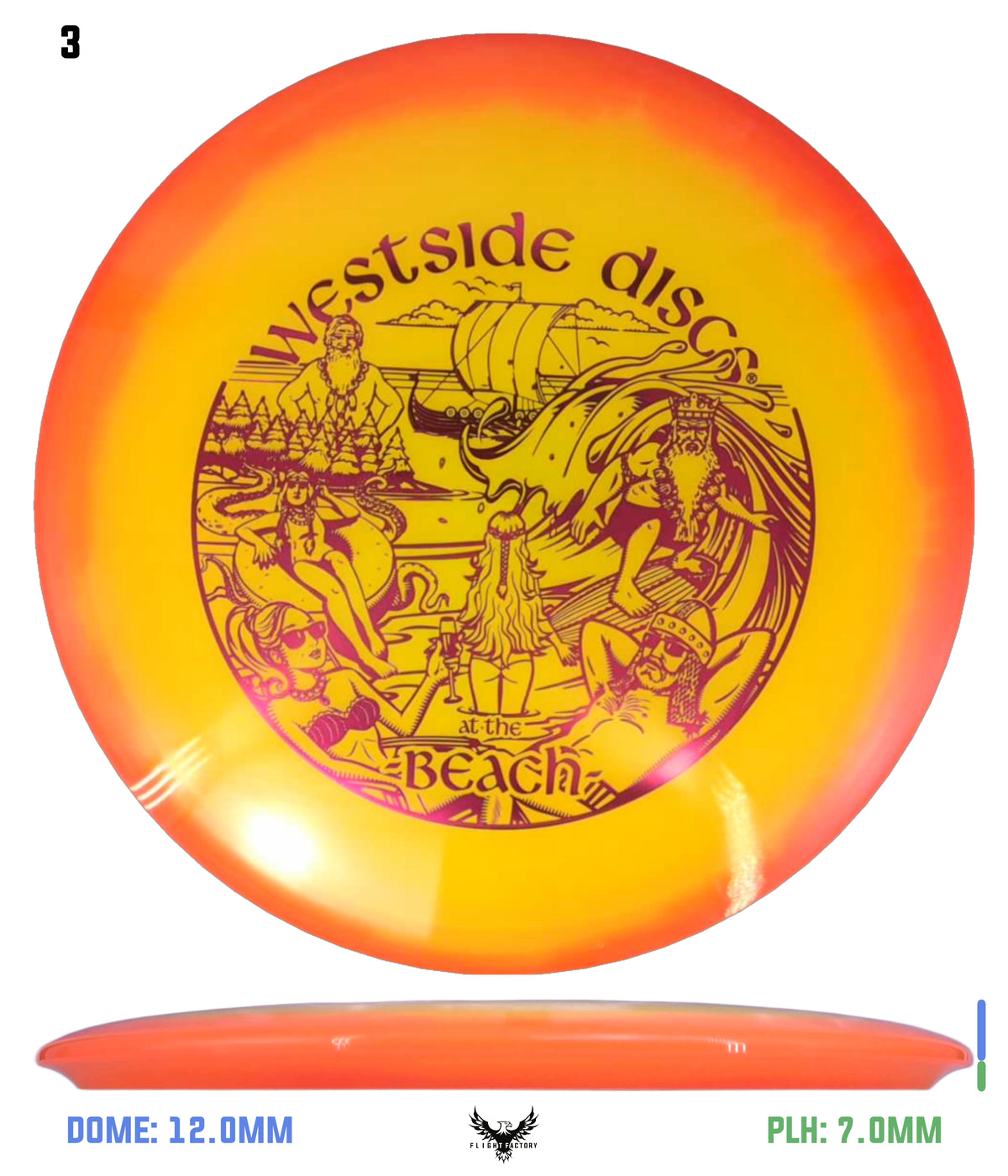 Westside Discs VIP-X Orbit Warship - Westside at the Beach