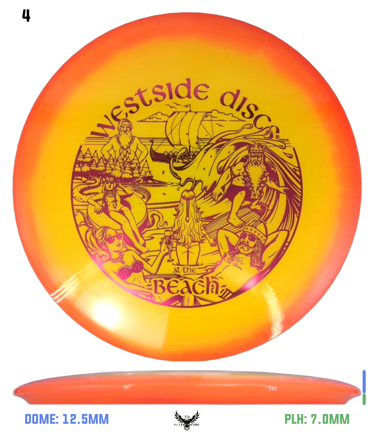 Westside Discs VIP-X Orbit Warship - Westside at the Beach