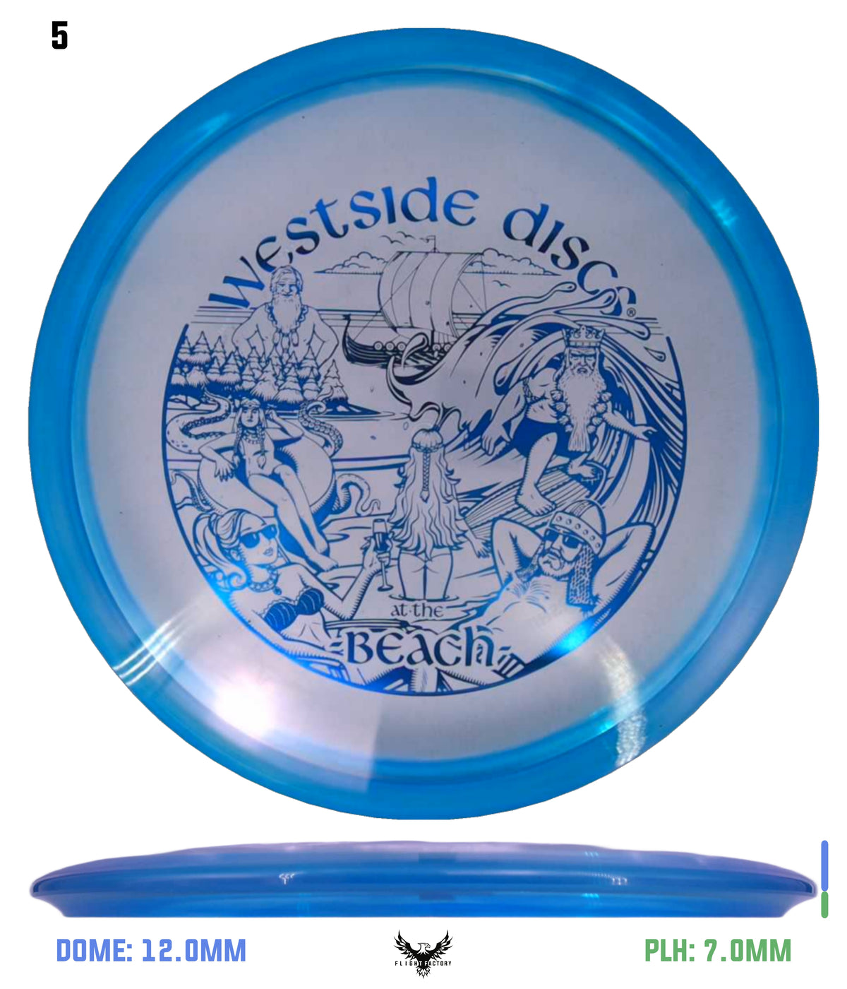 Westside Discs VIP-X Orbit Warship - Westside at the Beach