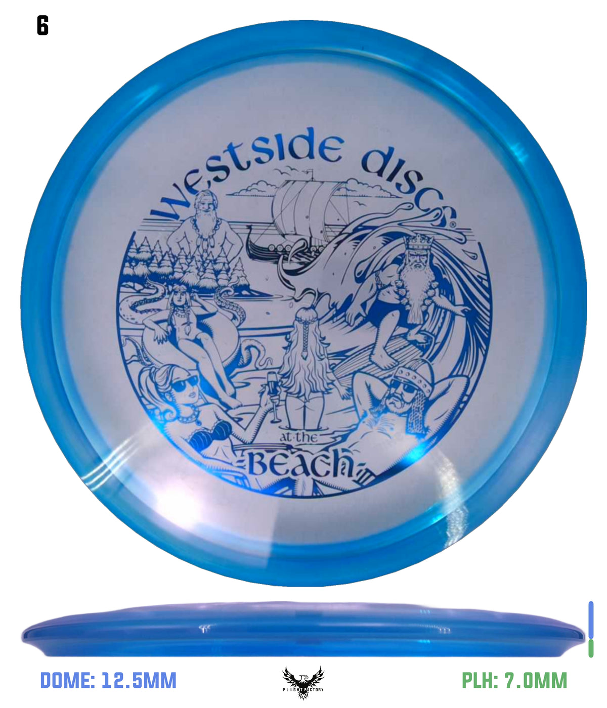 Westside Discs VIP-X Orbit Warship - Westside at the Beach
