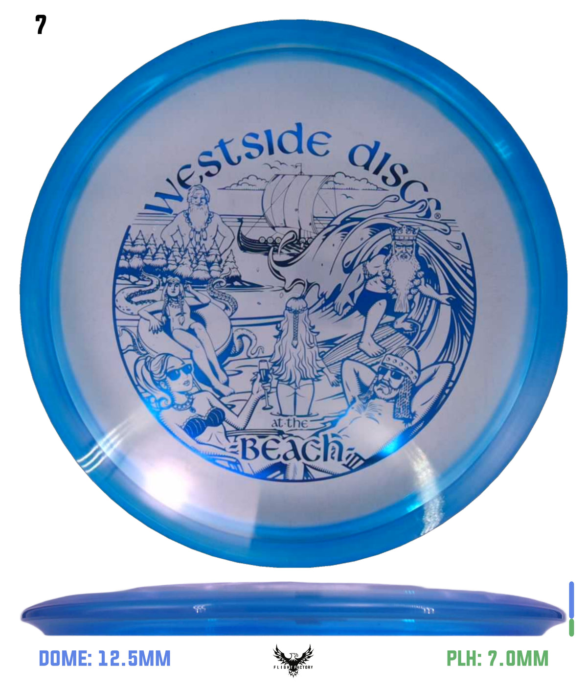 Westside Discs VIP-X Orbit Warship - Westside at the Beach