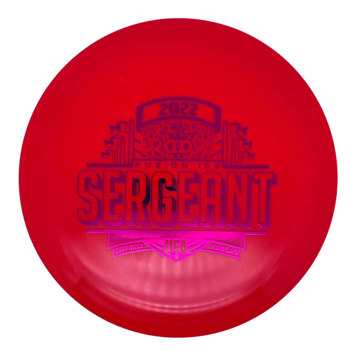 Dynamic Discs Fuzion Ice Sergeant - Worlds 2022 Fundraiser