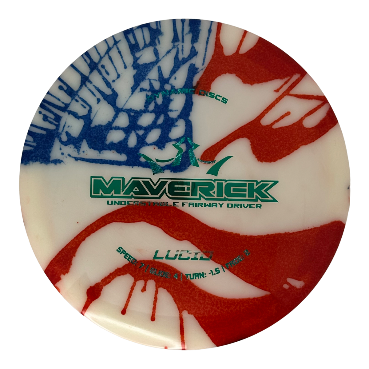 Dynamic Discs Lucid Maverick - MyDye American Flag