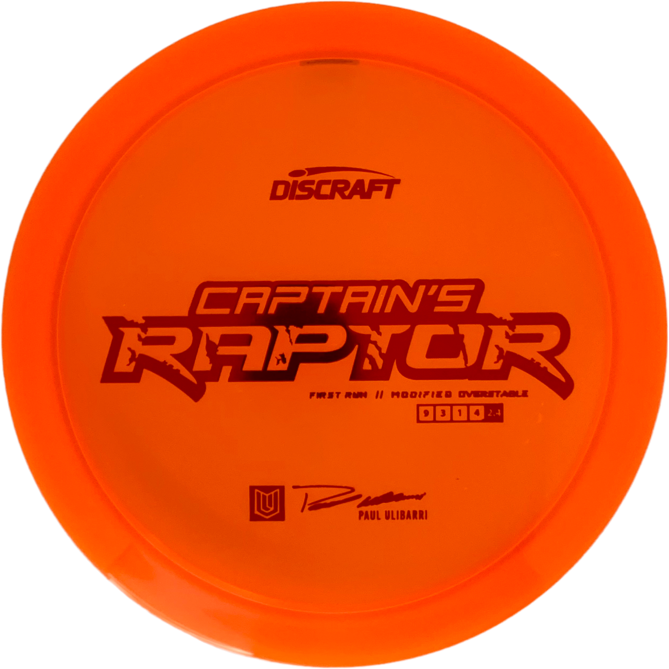2021 First Run Captain's Raptor