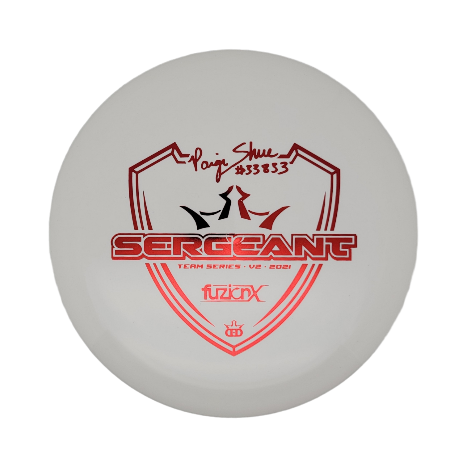 Dynamic Discs Fuzion-X Sergeant - Paige Shue Team Series
